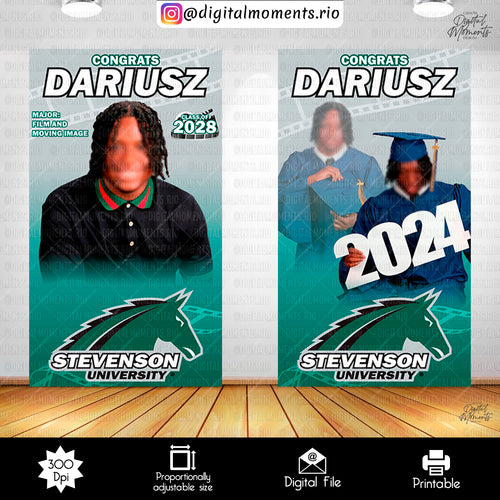 Graduation Stevenson 4x7, events, custom, panel, graduation, wall, design