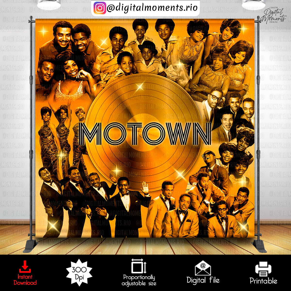 Motown 8x8 Instant_18ec1d74 6b6b 4dda 9023 50ff649fca65, events, 8x8, motown, backdrop, design, instant