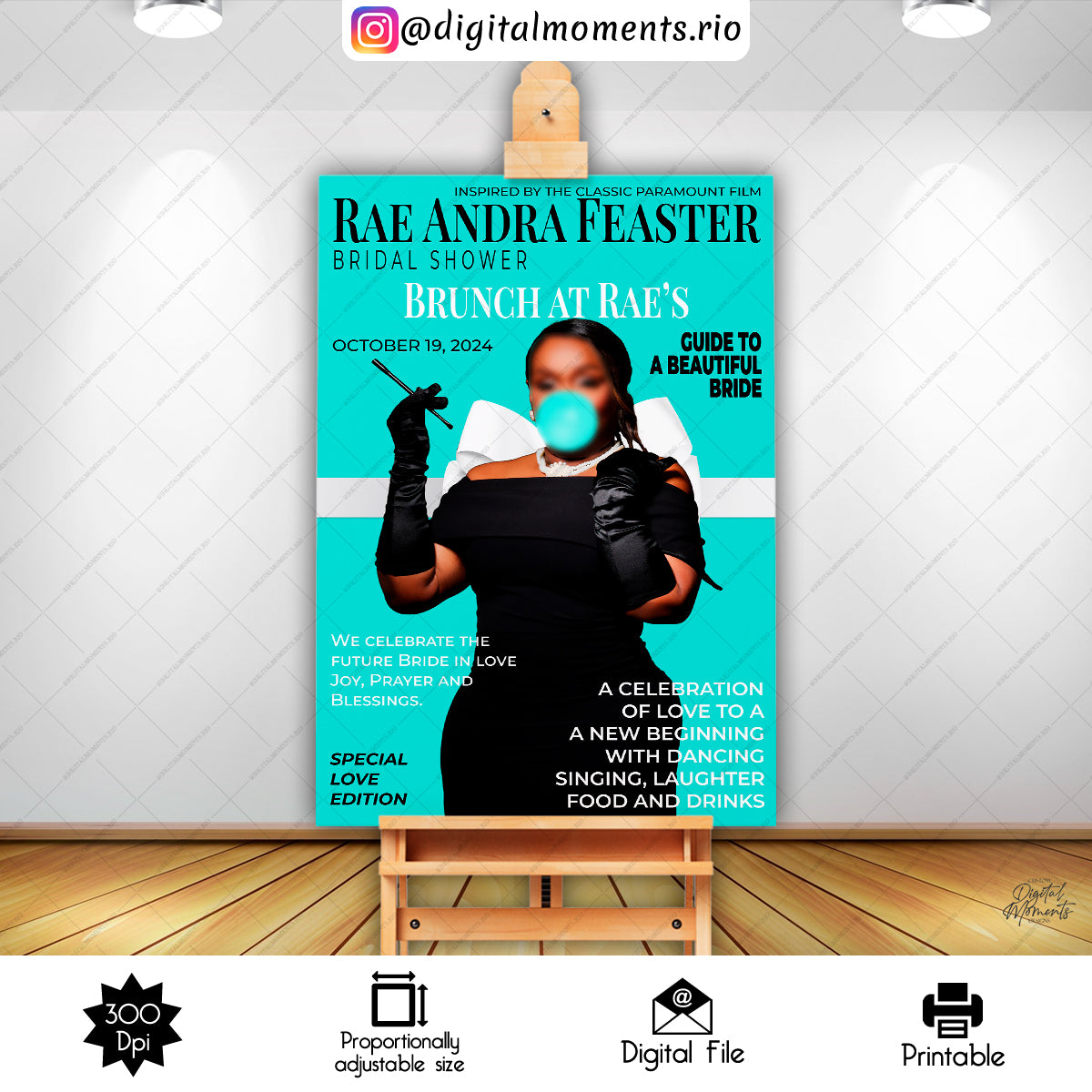 TIFFANY & Co. 24x36 Welcome Sign Custom Design, Custom Digital File | Digital Download for Events for Events. 24x36, arts, celebration, co, …