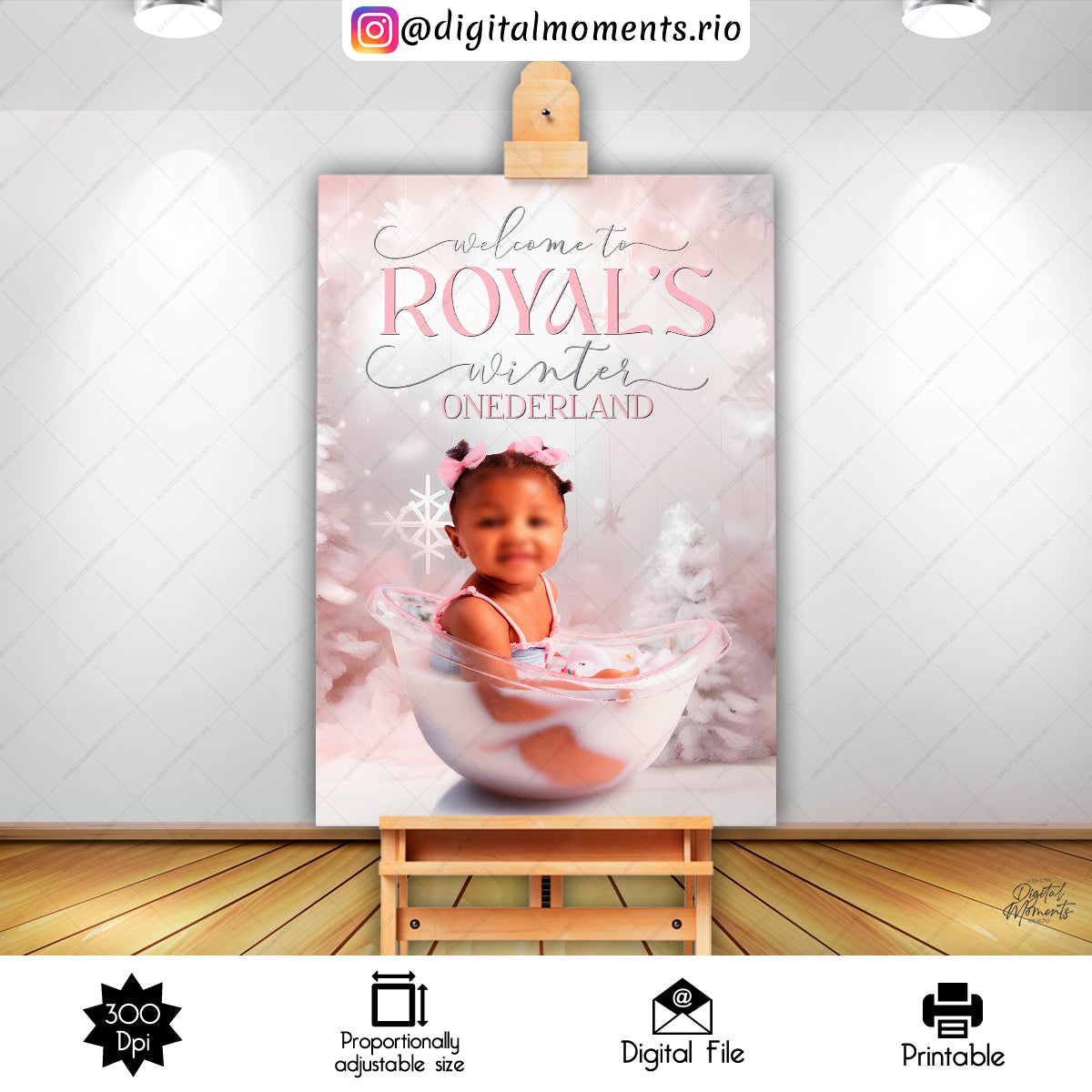 Winter Wonderland 24x36 Welcome Sign Custom Design, Custom Digital File | Digital Download for Events for Events. 24x36, arts, backdrop, bac…