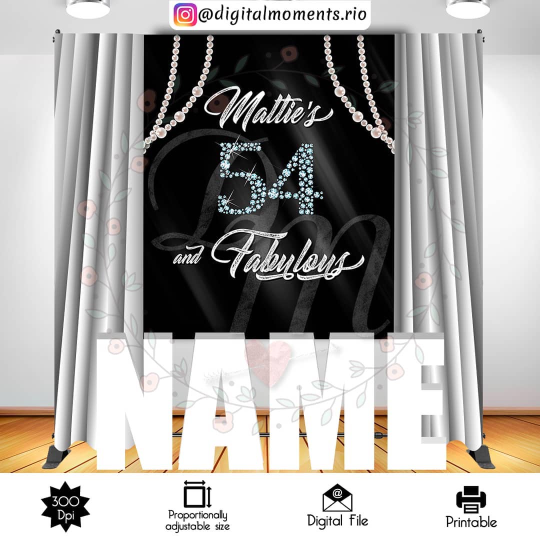 Pearls and Diamonds 5x6 Custom Backdrop, Custom Digital File | Digital Download for Events for Events. 5x6, and, arts, backdrop, backdrop-si…