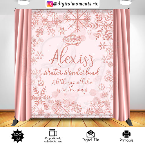 Alexis_s Winter   6x8, events, custom, wonderland, winter, backdrop, 6x8