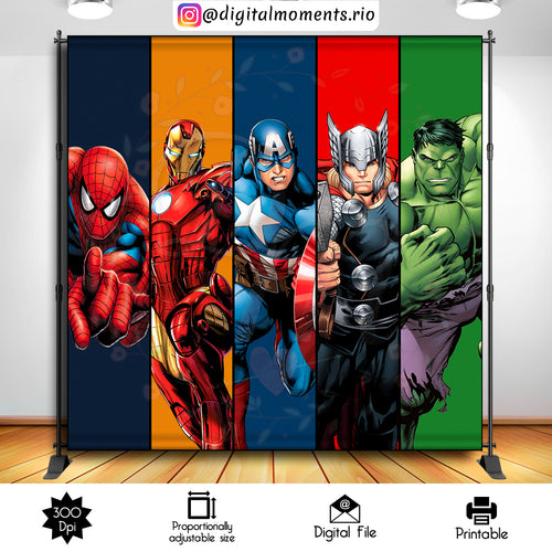 Avengers 8x8 2, avengers, events, custom, 8x8, backdrop