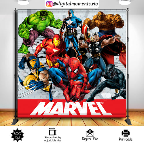 Avengers 8x8 3, avengers, events, custom, 8x8, backdrop