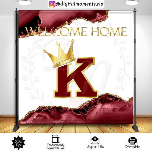 Burgundy Marble K 6x6, burgundy, events, custom, marble, 8x8, gold, backdrop