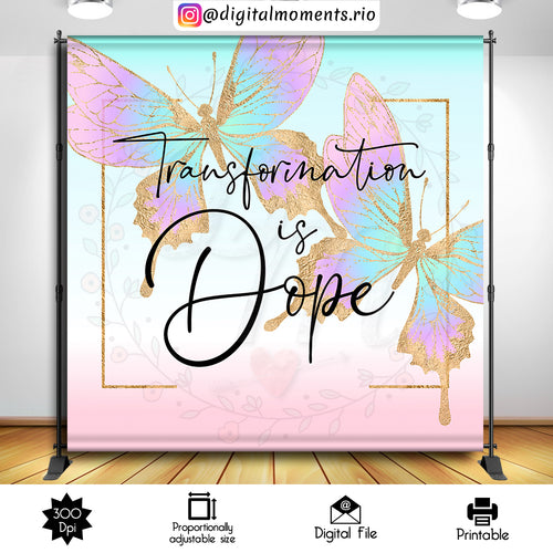 Butterflies 8x8 Transformation, events, custom, butterflies, 8x8, backdrop