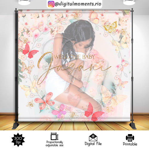 Butterflies Jasani 8x8, events, buttlerflies, custom, picture, 8x8, backdrop