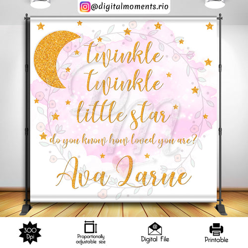 Little Star Ava 8x8, events, custom, twinkle, little, 8x8, star, backdrop
