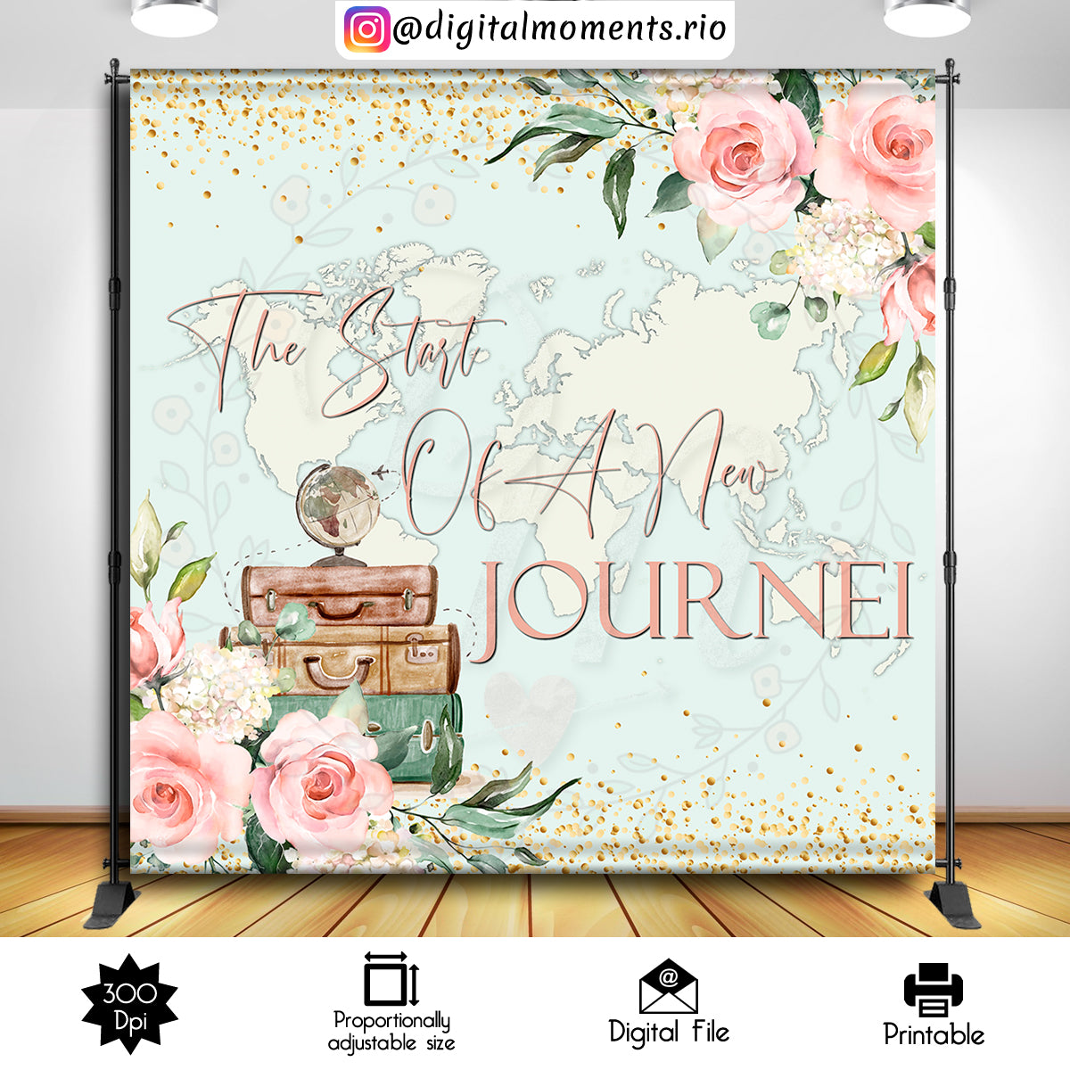 New Journei 8x8, journey, events, custom, backdrop, 8x8, new