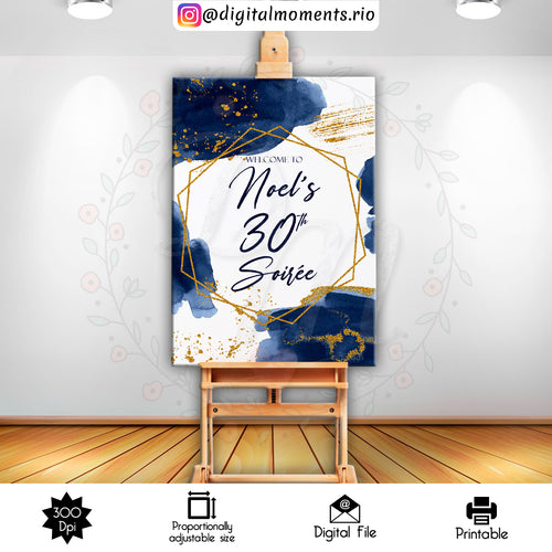 Noel Sign 2x3, 2x3, events, custom, birthday, sign, watercolor