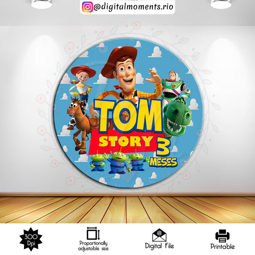Toy Story Tom, events, toy, custom, story, backdrop, 6x6