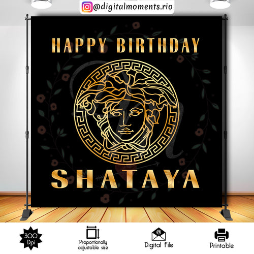 Versace   8x8, events, custom, versace, 8x8, backdrop