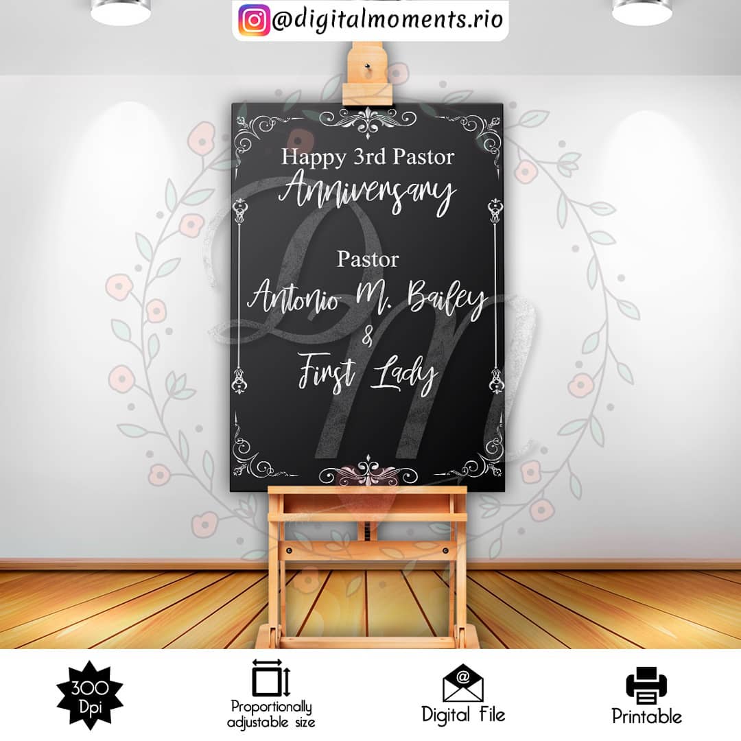 Diseño de cartel de bienvenida personalizado para eventos - Archivo digital