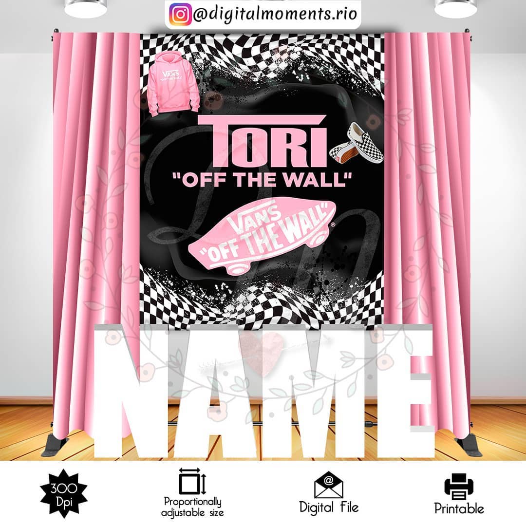 Vans 5x6 Custom Backdrop, Custom Digital File | Digital Download for Events for Events. 5x6, arts, backdrop, backdrop-sign, celebration, cus…