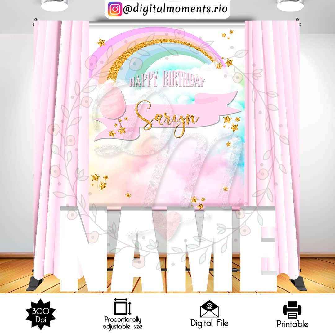 Carnival 5x6 Custom Backdrop, Digital file only