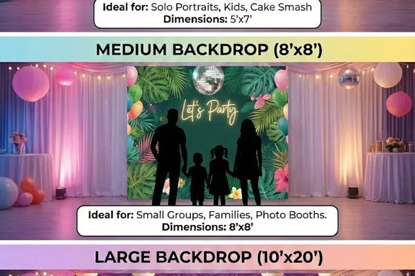 Ultimate Guide to Choosing the Right Backdrop Size for Your Event (2026)