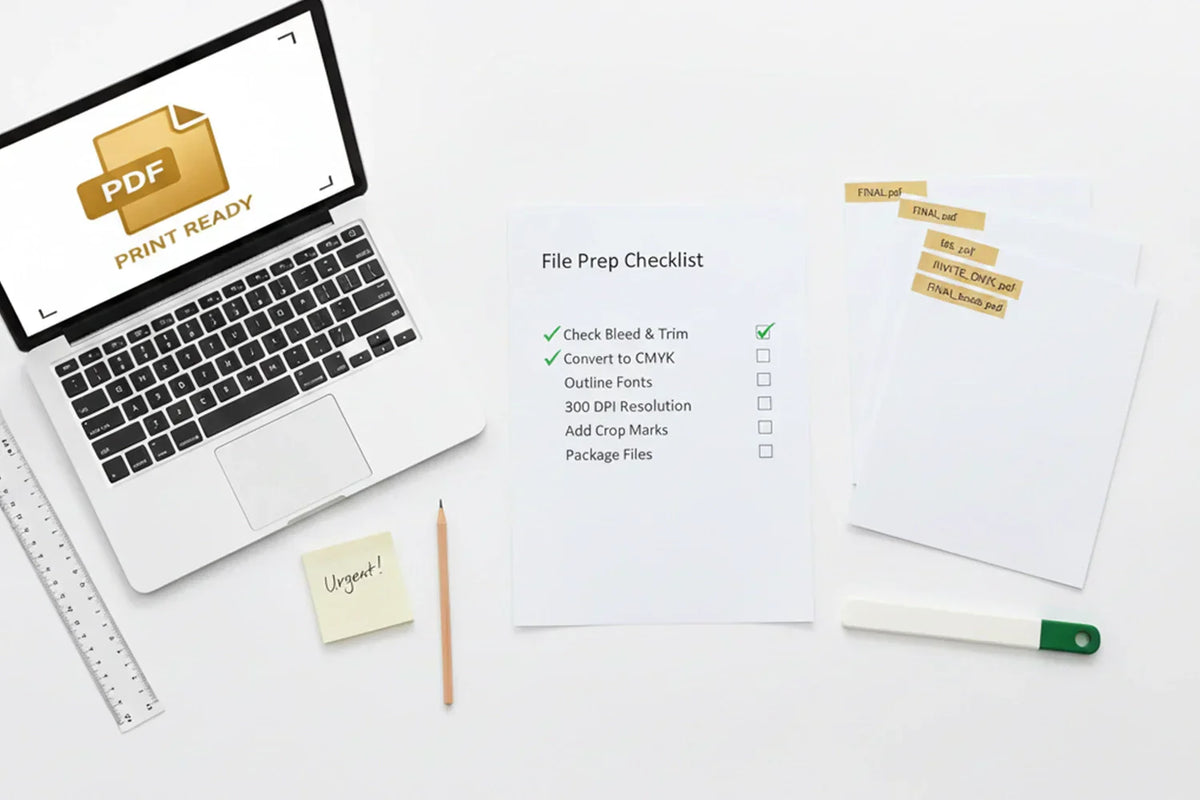File Prep Checklist for Print Shops — Step-by-Step (2025)