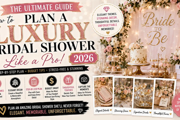 How to Plan a Luxury Bridal Shower (2026 Complete Guide)