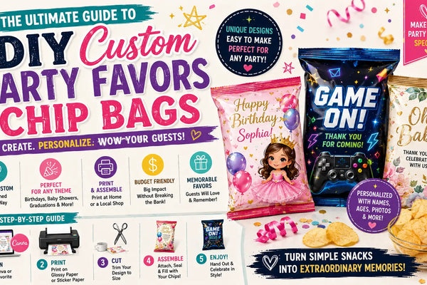 Ultimate DIY Party Favors Guide: Custom Chip Bags & Water Bottles (2026)