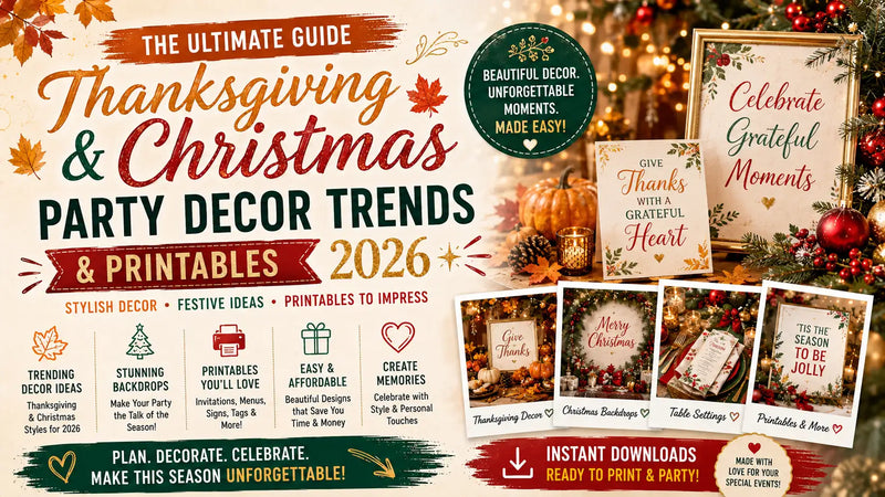 Ultimate Thanksgiving & Christmas Party Decor Trends (2026 Guide)