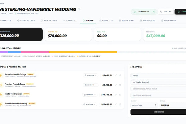 How to Manage Luxury Event Budgets (Without Losing Profit)