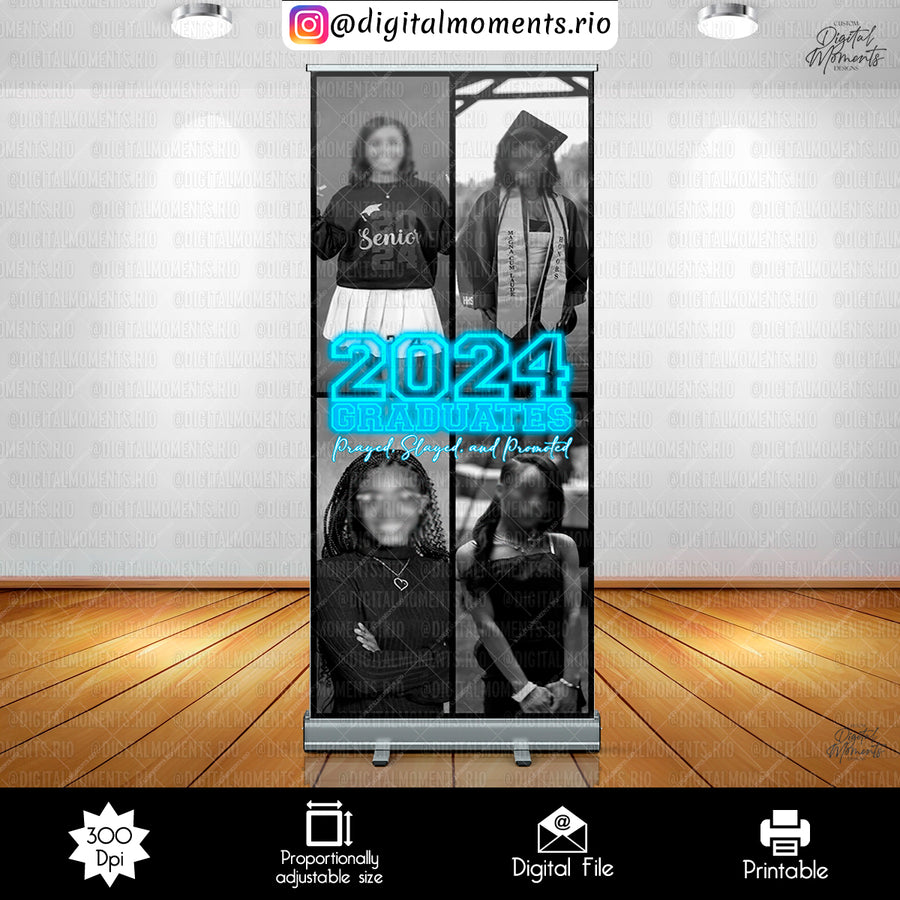 Graduation Collage Panel Wall Custom Design, Custom Digit...