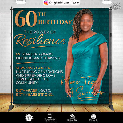 Magazine Cover - Backdrop - Birthday
