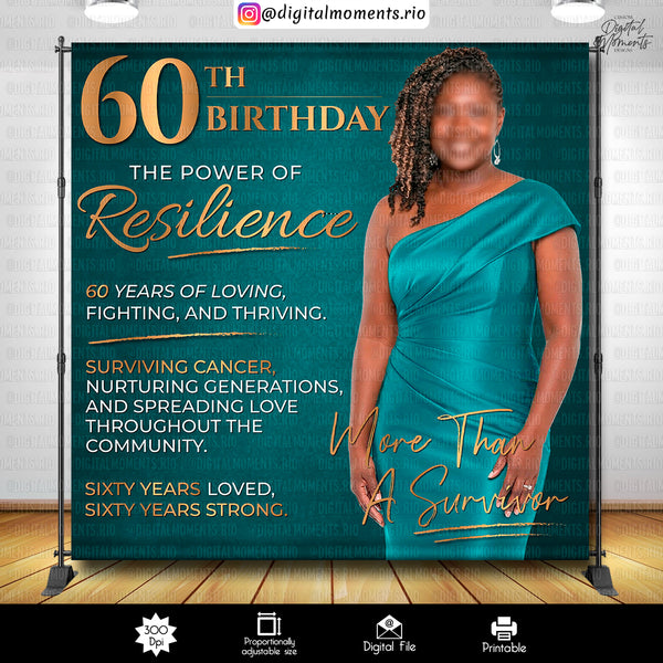 Magazine Cover - Backdrop - Birthday