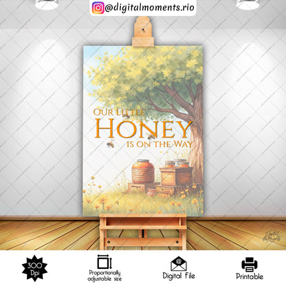 Beehive Sign 24x36, events, welcome, custom, 24x36, sign, beehive, design