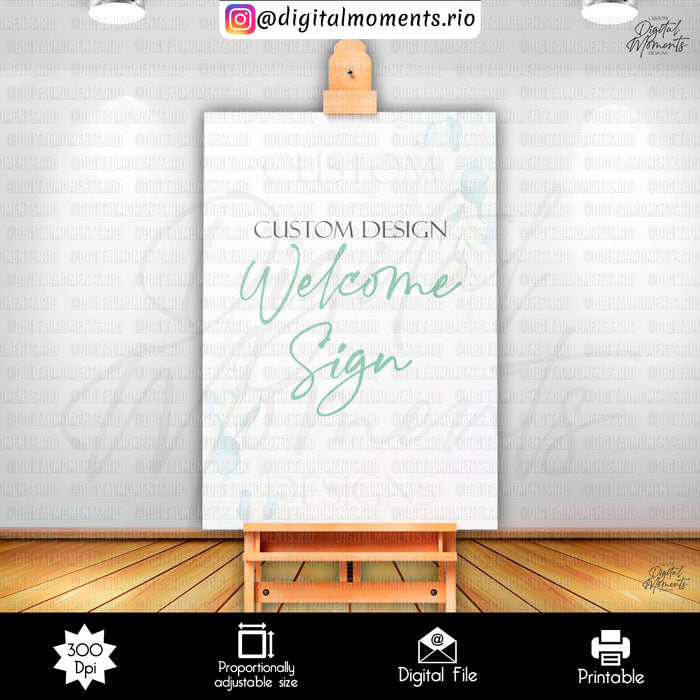 Bespoke Theme - Welcome Sign - Party