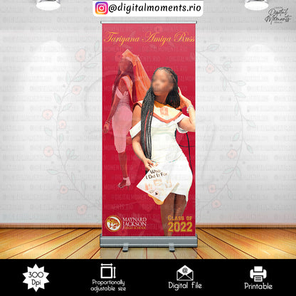 Graduation Maynard Jackson 4x8, events, custom, panel, graduation, wall, design