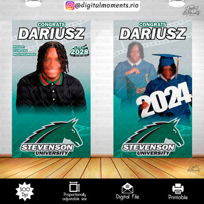 Graduation Stevenson 4x7, events, custom, panel, graduation, wall, design