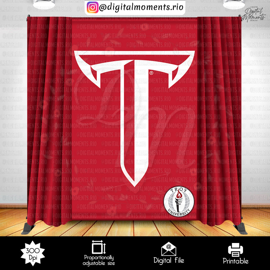 Graduation 5x8 Logo Custom Backdrop Design, Custom Digita...