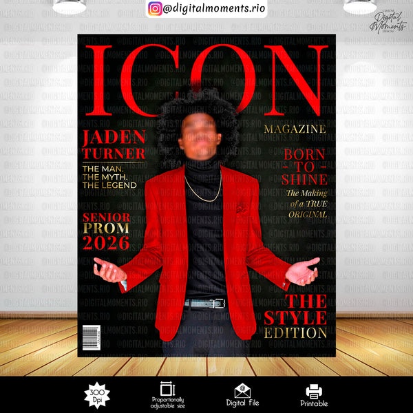 Magazine Cover - Backdrop - Graduation