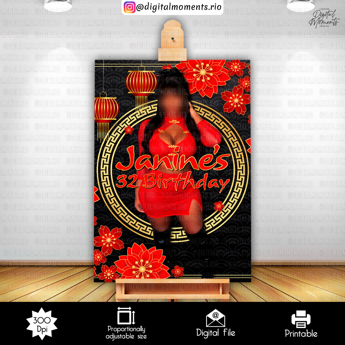 Diseño de cartel de bienvenida personalizado para eventos - Archivo digital