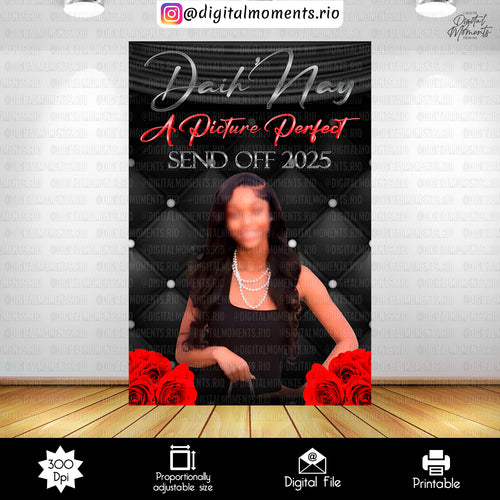 Diseño de Arco o Panel Personalizado para Eventos - Archivo Digital