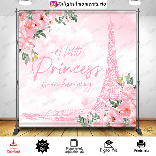 Paris Little Princess 8x8 01 Instant, events, instant, little, princess, 8x8, backdrop, design, paris
