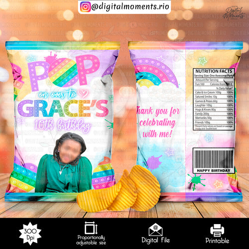 Pop It Grace Chip Bag, events, custom, pop, bag, design, chip