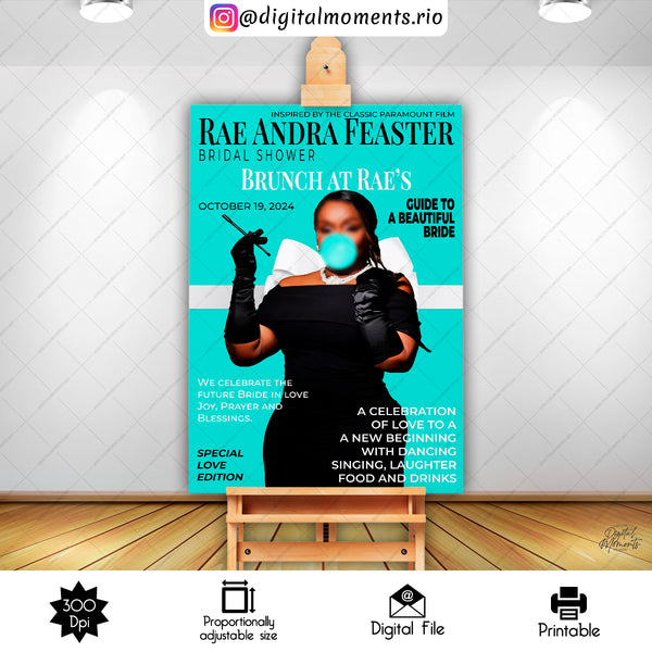 TIFFANY & Co. 24x36 Welcome Sign Custom Design, Custom Digital File | Digital Download for Events for Events. 24x36, arts, celebration, co, …