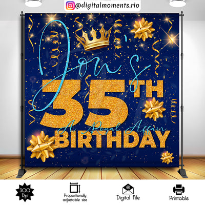 Royal Affair - Backdrop - Birthday