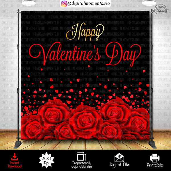 Valentine's Days - Backdrop - Instant Download