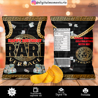 Bespoke Theme - Chip Bag - Birthday