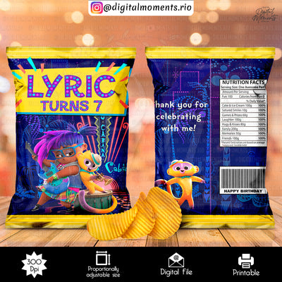 Bespoke Theme - Chip Bag - Birthday