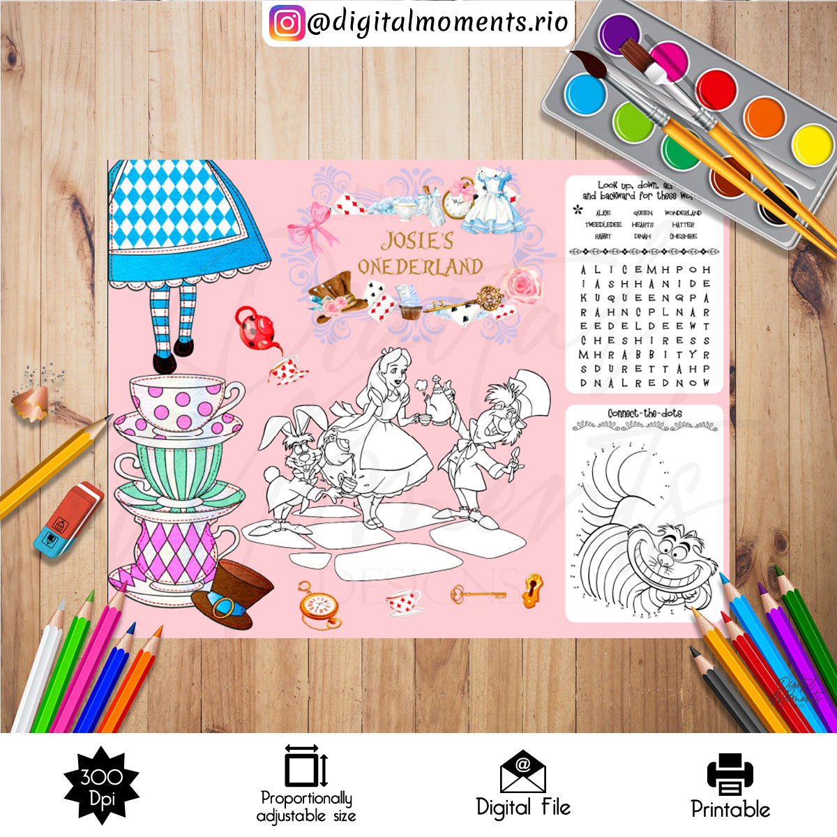 Custom Activity Sheet Design for Kids - Digital File