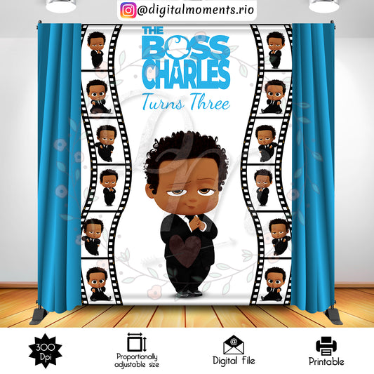 Boss Baby 6x8 Custom Backdrop, Digital file only