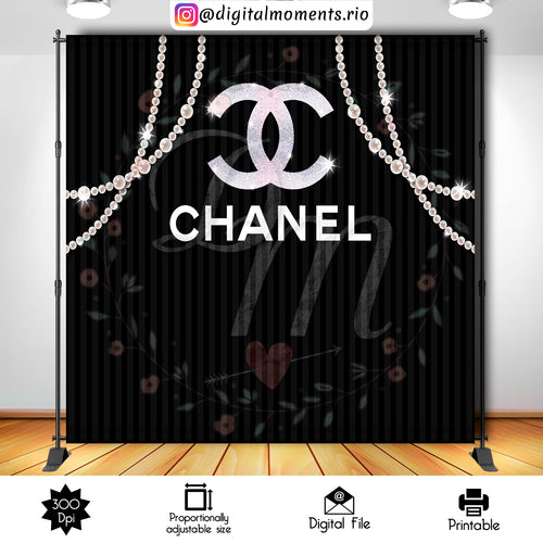 Chanel 8x7, chanel, events, custom, 8x8, backdrop