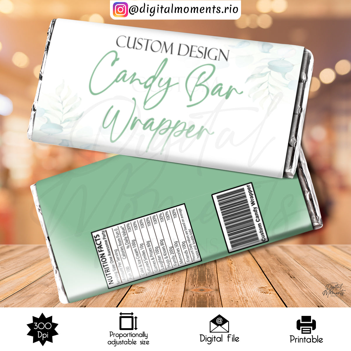 Customized Design Wrapper Custom Designs for events – Digital Moments Rio