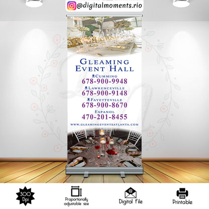 Custom Retractable Banner Design - Digital File