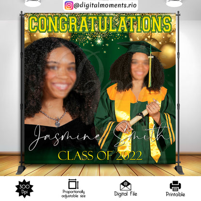 Graduation Jasmine 8x8, events, custom, graduation, pictures, 8x8, backdrop
