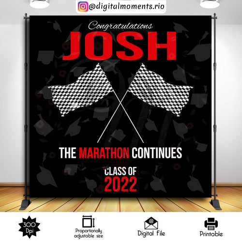 Graduation Marathon 8x8, events, custom, graduation, 8x8, backdrop